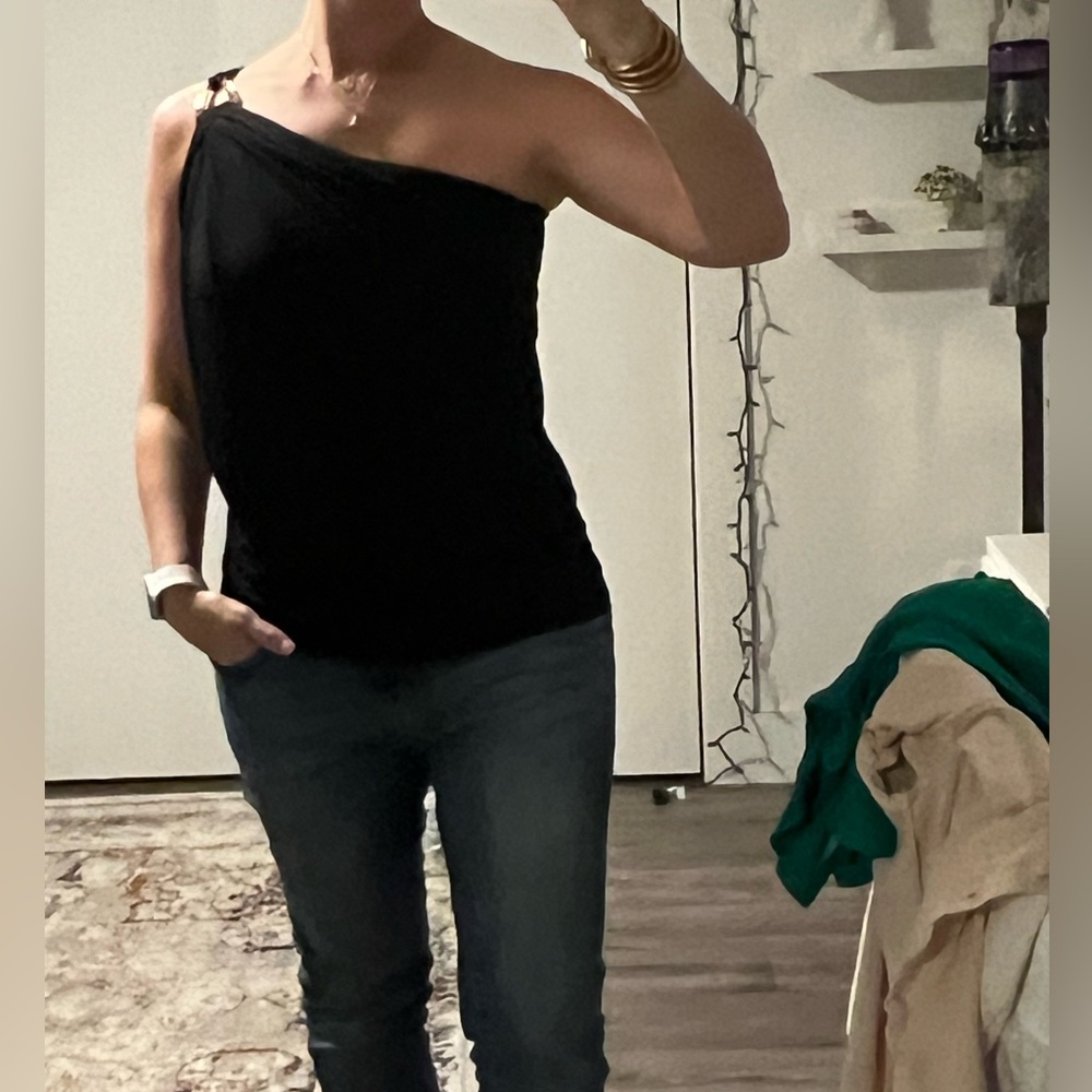MK one shoulder top